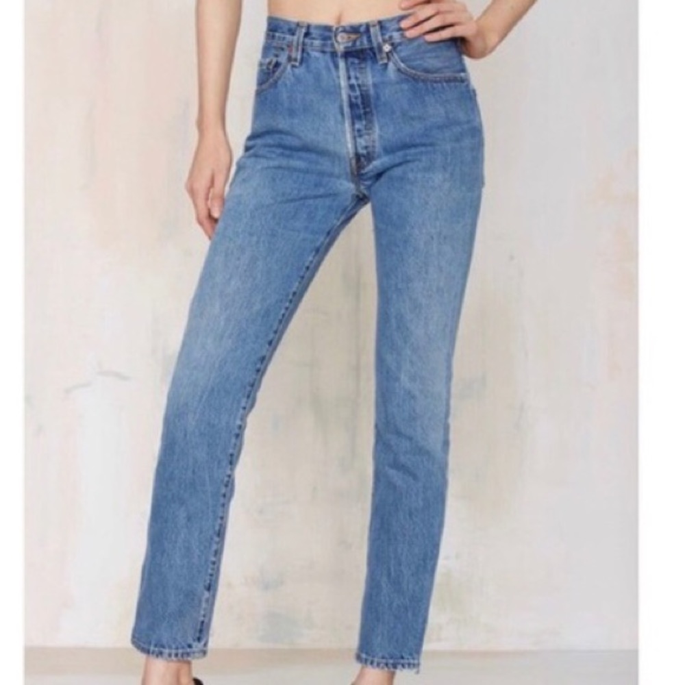 Nasty Gal x Levi’s After Party high rise jeans